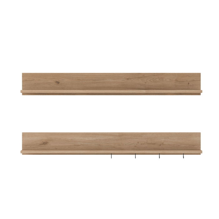 Hanah Home AE107 - 4683 Estantería de Pared Nogal 120 cm